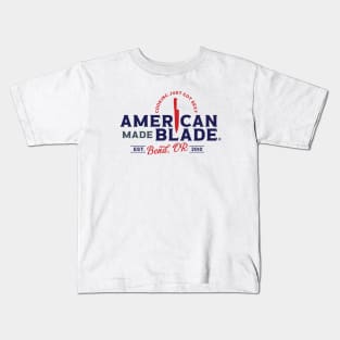 American Made Blade logo Kids T-Shirt